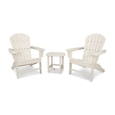 POLYWOOD South Beach Adirondack 3-Piece Set - Sand